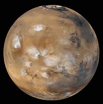 Снимок Марса с космического телескопа имени Хаббла