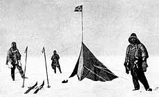 Маленькая палатка, которую норвежцы оставят на Южном полюсе