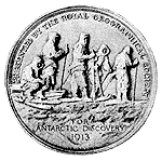Медаль Королевского Географического общества в честь экспедиции Роберта Скотта