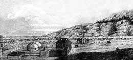 Площадь в укреплении Верном. 1857 г.